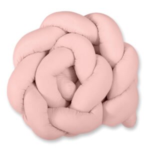Knot bumper- pastel pink