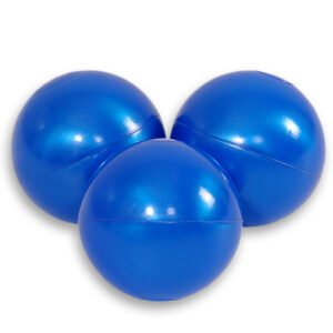 Plastic balls for the dry pool 50pcs - pearl blue