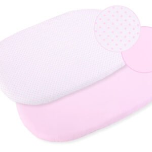 Sheet made of cotton for wicker crib- 2pcs