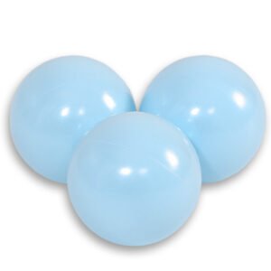 Plastic balls for the dry pool 50pcs - light blue