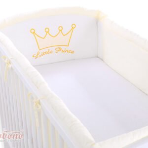 Universal bumper XXL- Little Prince/Princess cream