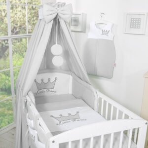 Canopy made of fabric- Little Prince/Princess gray