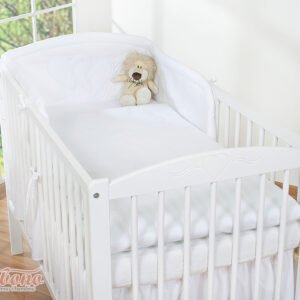 Universal bumper- Hanging Hearts white