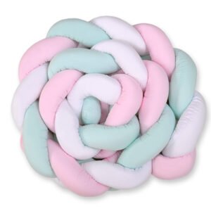 Knot bumper XXL-  white-pink-mint