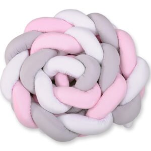 Knot bumper XXL- white-gray-pink