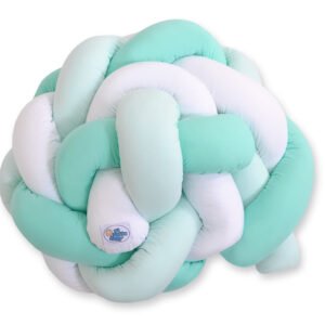 Knot bumper- white-mint