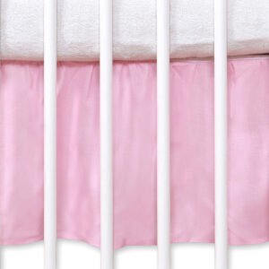 Dust Ruffle-Masking flounce 140x70cm- Hanging Hearts pink