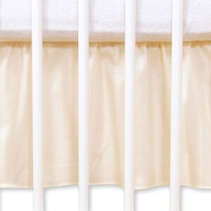 Dust Ruffle-Masking flounce 120x60cm- Hanging Hearts cream