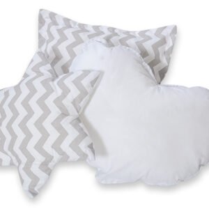 3pcs pillow set - Chevron grey