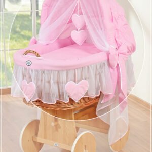 Cover set 4 pcs for Moses Basket/Wicker crib no. 58962-122 or 78962-122