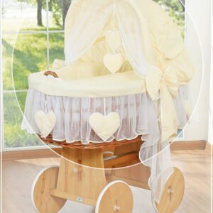 Cover set 4 pcs for Moses Basket/Wicker crib no. 58962-142 or 78962-142