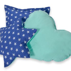 3pcs pillow set - Navy blue stars