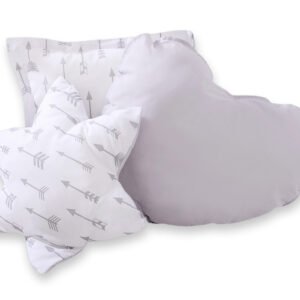 3pcs pillow set - Grey arrows