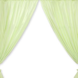 Curtains for baby room- Good night green