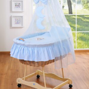 Cover set 4 pcs for Moses Basket/Wicker crib no. 99690e-807 i 79690e-807