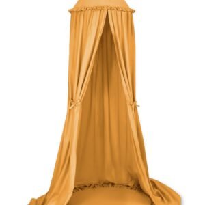 Set: Hanging canopy + Floor play mat- honey yellow