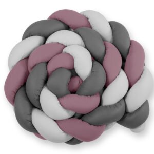 Knot bumper XXL- pastel violet - gray - anthracite