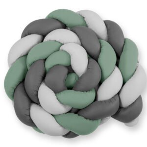 Knot bumper XXL- pastel green - gray - anthracite
