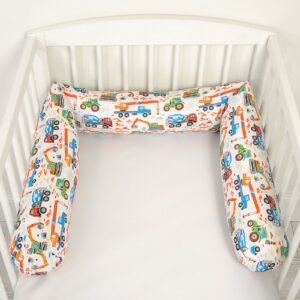 Roller bumper for baby bed - construction site