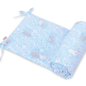 Universal bumper for cot - blue rabbits