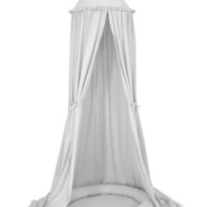 Set: Hanging canopy + Nest with flounce- gray