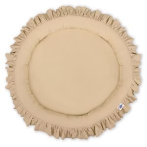 Nest with flounce - beige