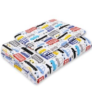 Bedding set 2-pcs 75x100cm NEWBORN- colorful cars