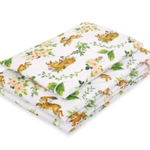Baby cotton bedding set 2-pcs 135x100 cm- in the forest