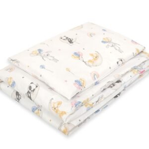 Baby cotton bedding set 2-pcs 135x100 cm - balloons