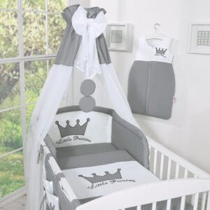 Canopy made of Chiffon- Little Prince/Princess anthracite