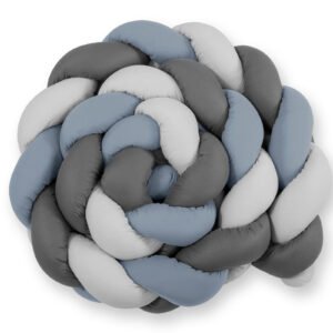 Knot bumper XXL- pastel blue - gray - anthracite