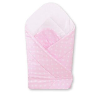 Babynest - white dots on pink