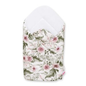 Baby nest - peony flower pink/white