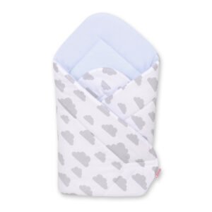 Baby nest - clouds gray/blue