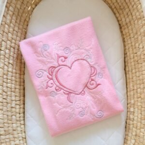 Polar fleece blanket for babies - Chic light pink