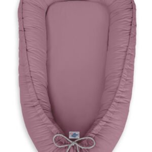 Baby nest double-sided Premium Cocoon for infants MY SWEET BABY- pastel violet