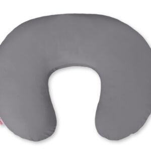 Breastfeeding Pillow Nursing Croissant Pillow, removable, Hands-Free Feeding- anthracite