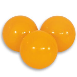 Plastic balls for the dry pool 50pcs - honey yellow