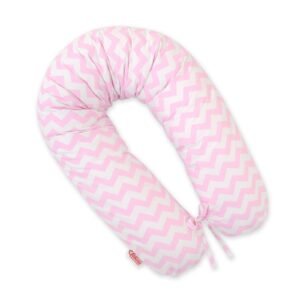 Multifunctional pregnancy pillow Longer - Chevron pink