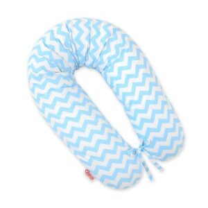 Multifunctional pregnancy pillow Longer- Chevron blue
