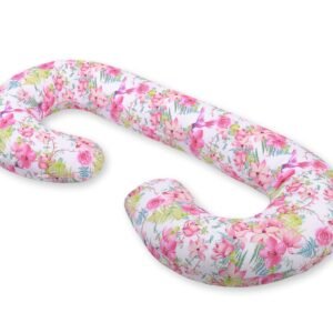 Maternity Support Pillow C - hummingbirds in flowers