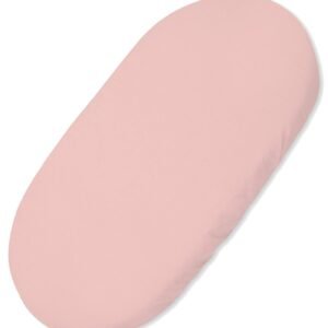 Sheet made of cotton for moses basket mattress 75x35 cm - pastel pink