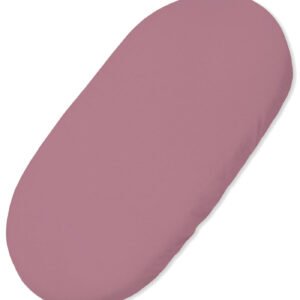 Sheet made of cotton for moses basket mattress 75x35 cm - pastellviolett