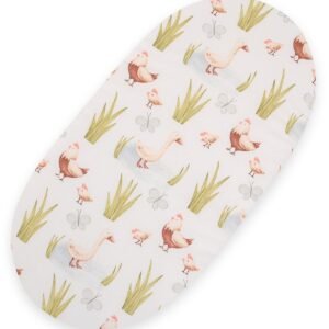 Sheet made of cotton for moses basket mattress 75x35 cm - In the country