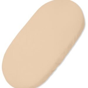 Sheet made of cotton for moses basket mattress 75x35 cm - beige
