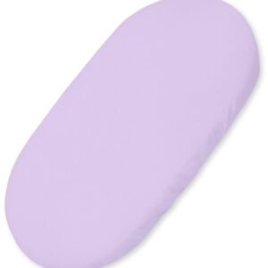 Sheet made of cotton for moses basket mattress 75x35 cm - lila