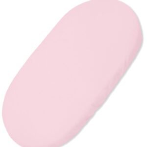 Sheet made of cotton for moses basket mattress 75x35 cm - pink