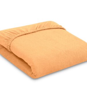 Sheet made of frotte (terry) 140x70cm- Orange
