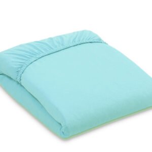 Sheet made of jersey 120x60cm- mint