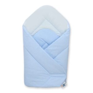 Baby nest - Bear with bow blue